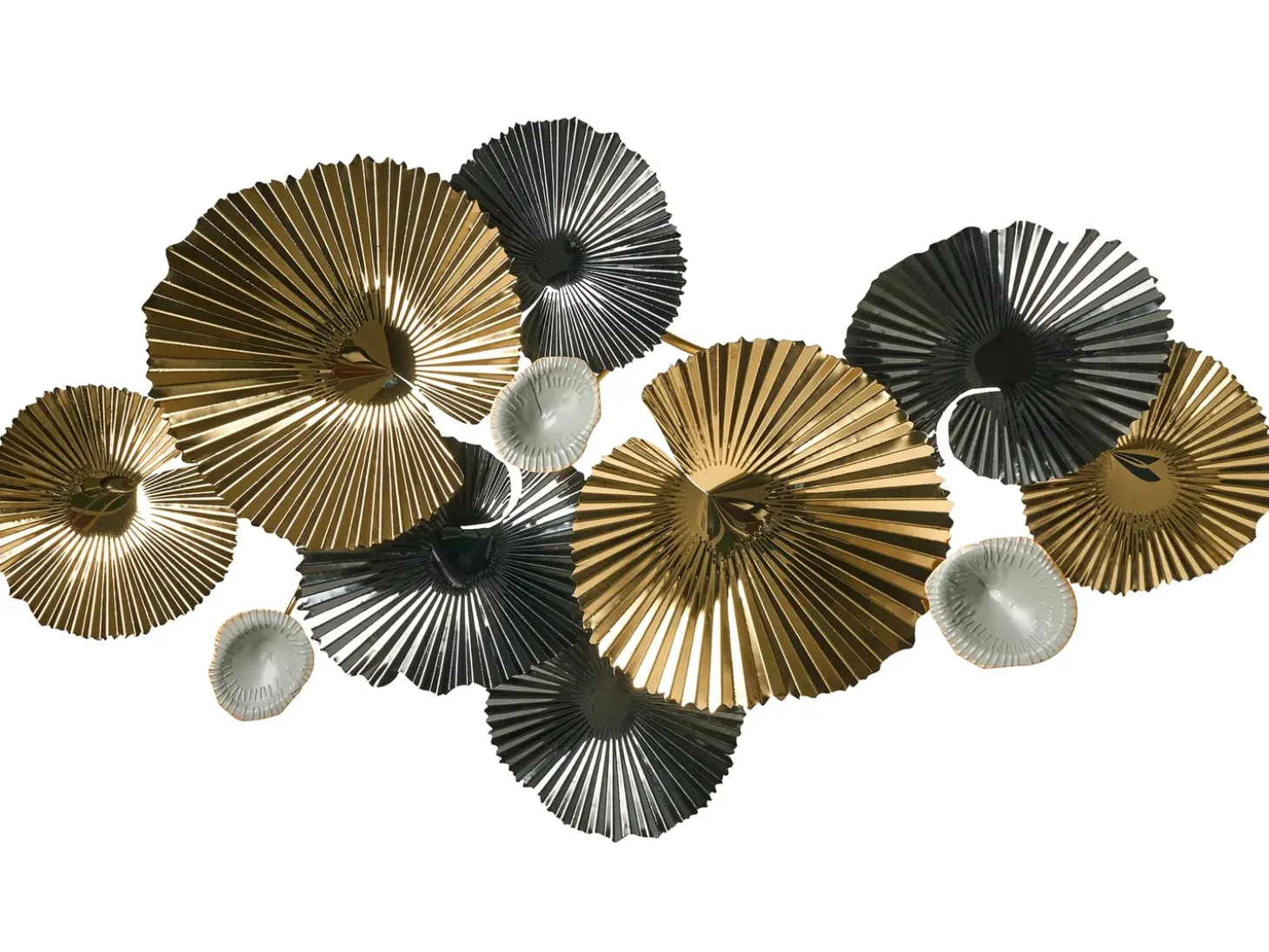 Vægdekoration FRANCIUM Metal 50 cm Multifarvet