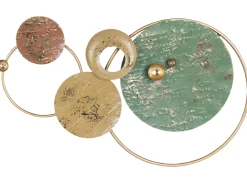 Vægdekoration HELIUM Metal 45 cm Guld