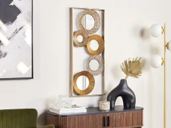Vægdekoration MAICOBA Metal 90 cm Guld