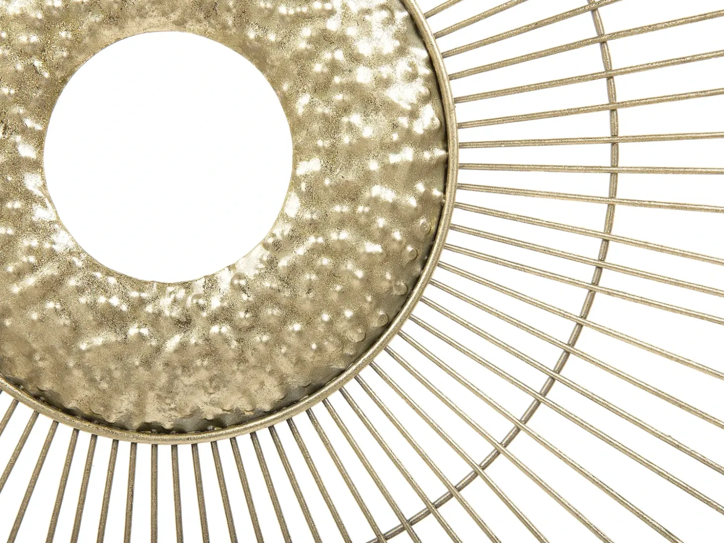 Vægdekoration MERCURY Metal 50 cm Guld