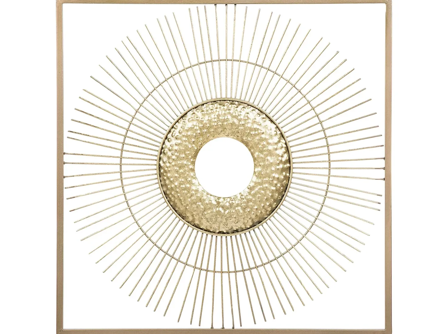 Vægdekoration MERCURY Metal 50 cm Guld
