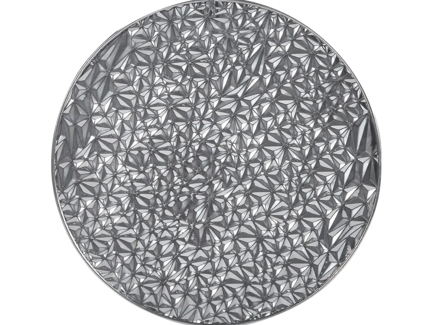 Vægdekoration MOSCAVIDE Metal 60 cm Sølv