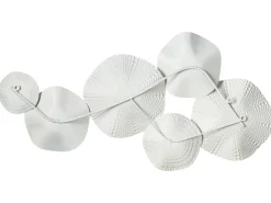 Vægdekoration NEODYNIUM Metal 47 cm Hvid