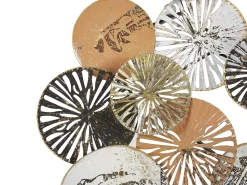 Vægdekoration OSMIUM Metal 50 cm Sølv