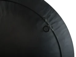 Vægdekoration RUBIDIUM Metal 49 cm Sort
