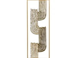 Vægdekoration THULIUM Metal 75 cm Guld