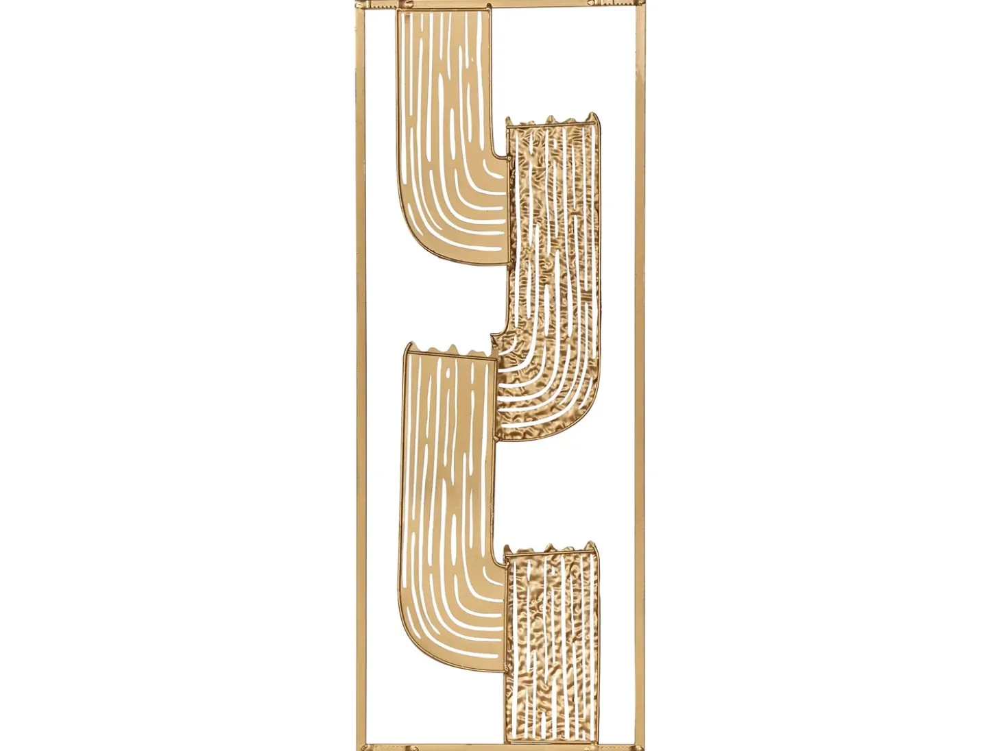 Vægdekoration THULIUM Metal 75 cm Guld
