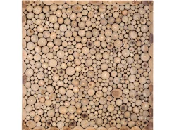 Vægdekoration TWIG Teaktræ 85 cm Lysebrun