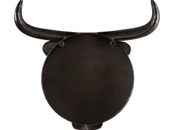 Vægdekoration Tyr ERBIUM Metal 41 cm Grå