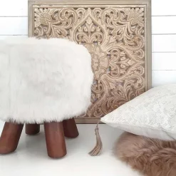 Vægdekoration YONORA 60 cm Hvid