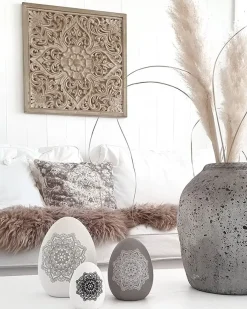 Vægdekoration YONORA 60 cm Hvid