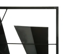 Vægdekoration ZINC Metal 50 cm Blå