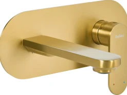 Væghængt håndvaskarmatur CHAPALA Messing Guld