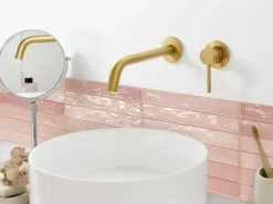 Væghængt håndvaskarmatur TRAFUL Messing Guld