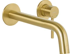 Væghængt håndvaskarmatur TRAFUL Messing Guld