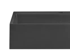 Væghængt håndvask QUENKO Sort 50 x 38 cm Mineralstøbning