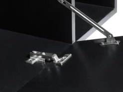 Væghængt vaskeskab RUPANCO 80 cm Sort