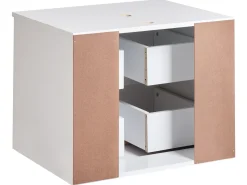 Væghængt vaskeskab SERRA 60 cm Hvid