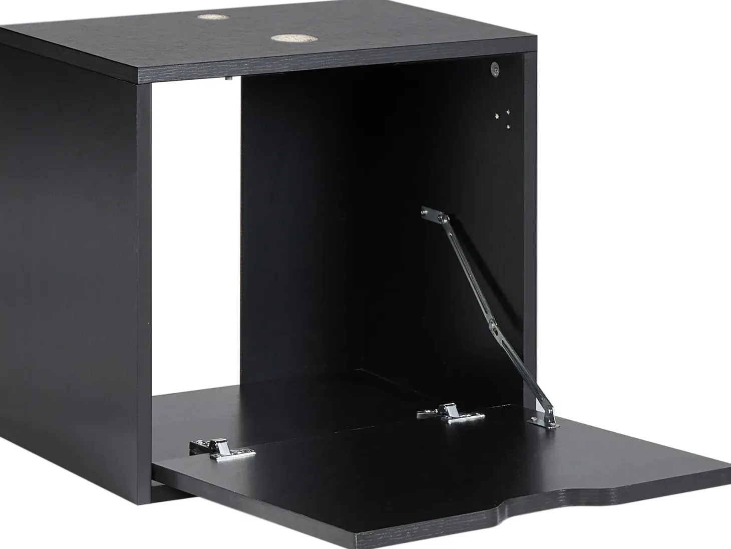 Væghængt vaskeskab SUZANO 45 cm Sort