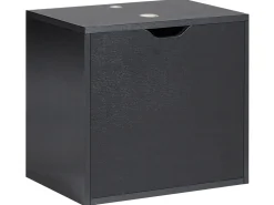 Væghængt vaskeskab SUZANO 45 cm Sort