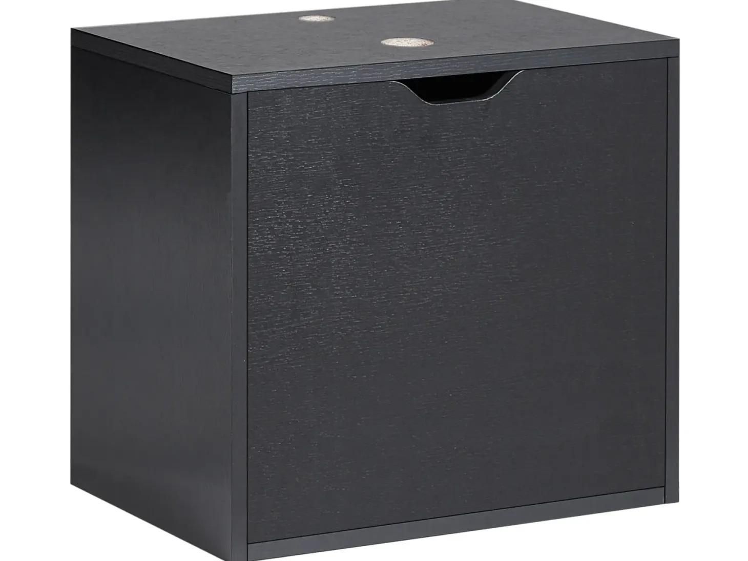 Væghængt vaskeskab SUZANO 45 cm Sort