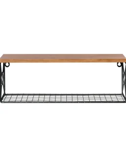 Væghylde COMPRIDA Metal Sort