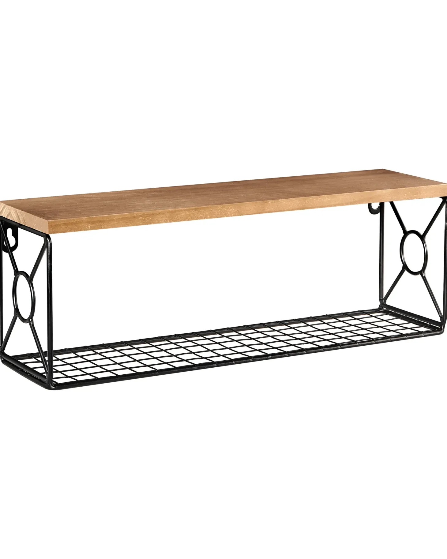 Væghylde COMPRIDA Metal Sort