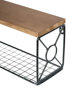 Væghylde COMPRIDA Metal Sort