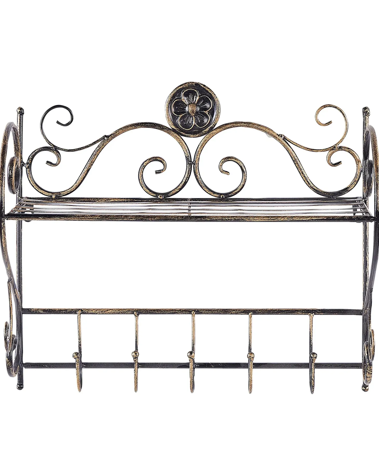 Væghylde OSORNO Metal Sort