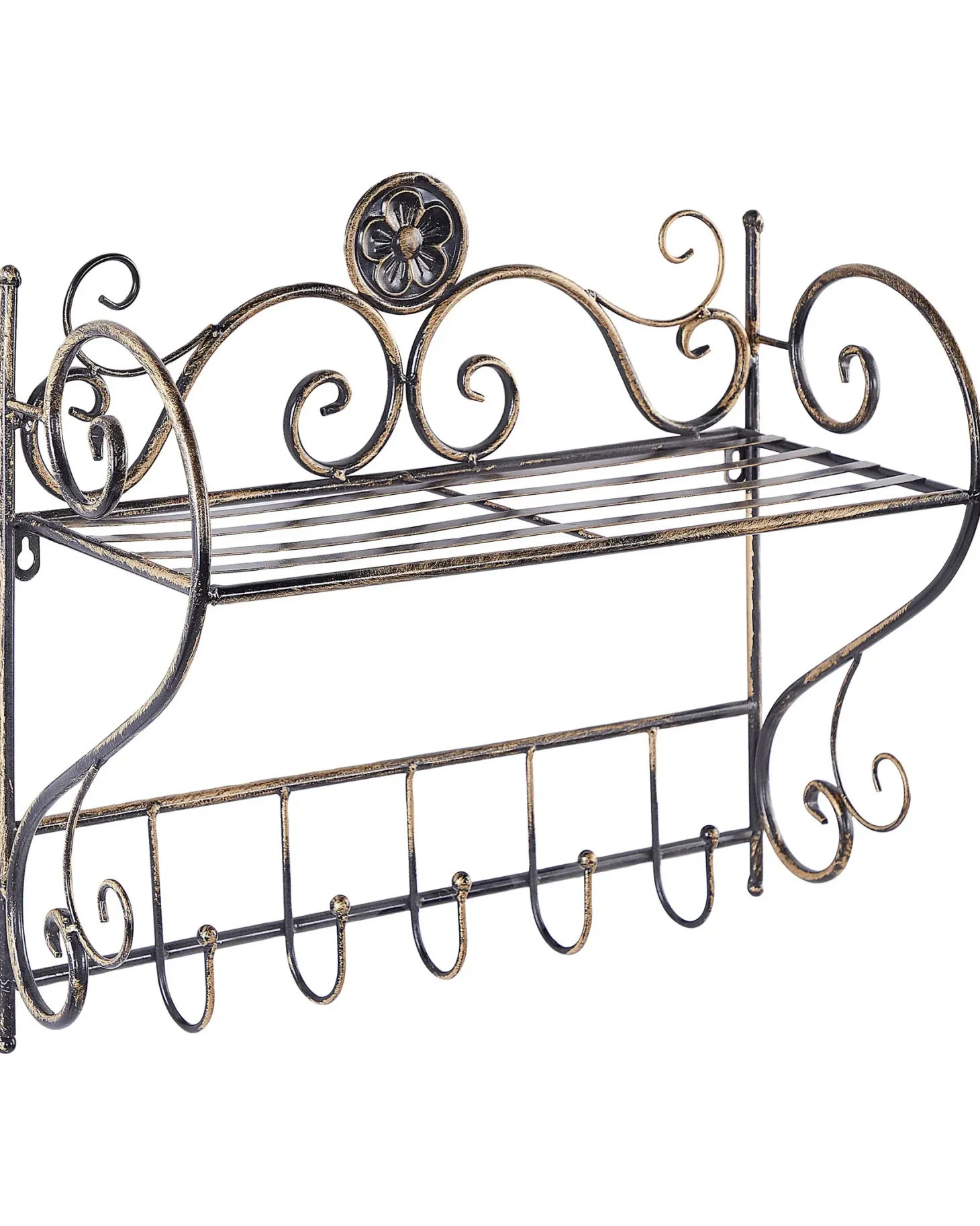 Væghylde OSORNO Metal Sort