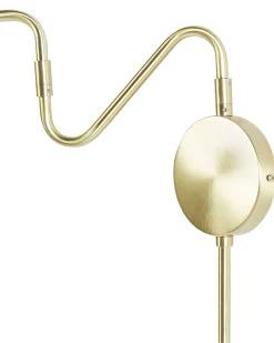 Væglampe BALIEM Guld Metal Justerbar