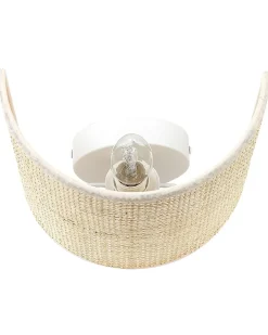 Væglampe CARIO Naturlig Rattan