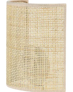 Væglampe CARIO Naturlig Rattan