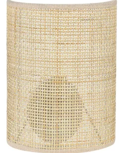 Væglampe DEMITRIE Naturlig Rattan