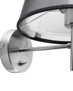 Væglampe Plafond COLUMBIA Sølv Metal