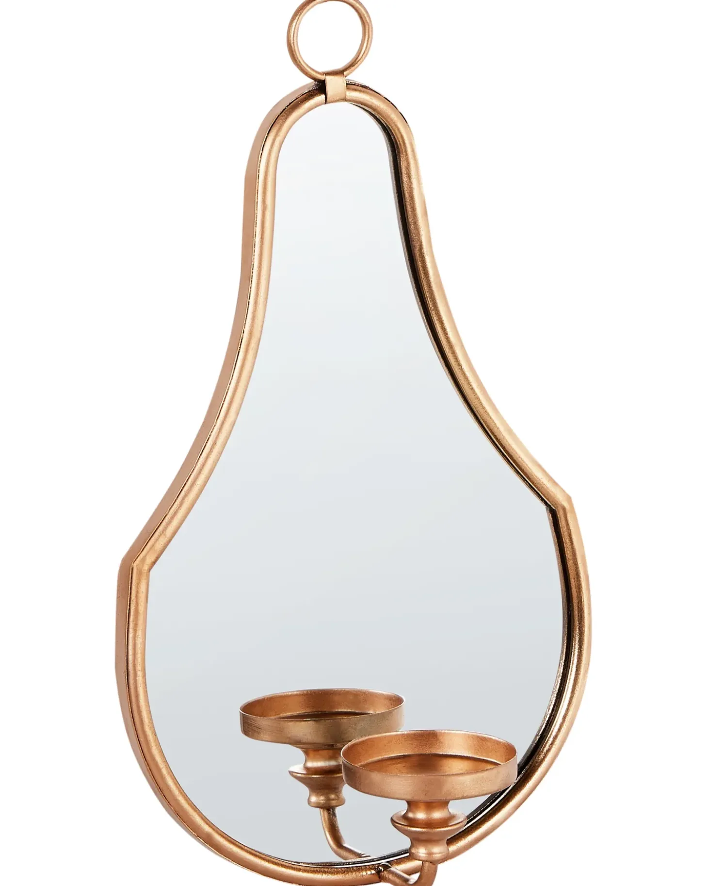 Væglysestage BAZARNES Metal 45 cm Guld