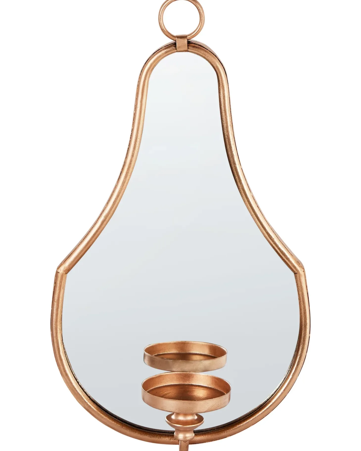 Væglysestage BAZARNES Metal 45 cm Guld