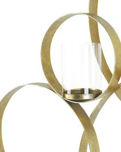 Væglysestage BURU Metal 80 cm Guld