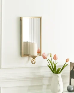 Væglysestage SOBREDA Metal 41 cm Guld