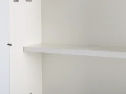 Vægmonteret spejlskab til badeværelset LED MAZARREDO 60 cm 60 cm Hvid