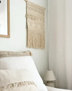 Vægophæng i stof KAMOKE Bomuld 103 cm Beige