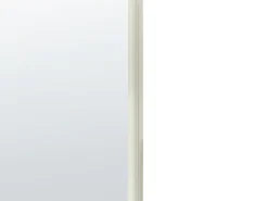 Vægspejl ABZAC 45 cm 145 cm Metal Cremehvid
