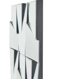 Vægspejl ANCEMONT 80 cm 80 cm Sølv