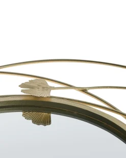 Vægspejl ANGLET 46 cm 49 cm Metal Guld