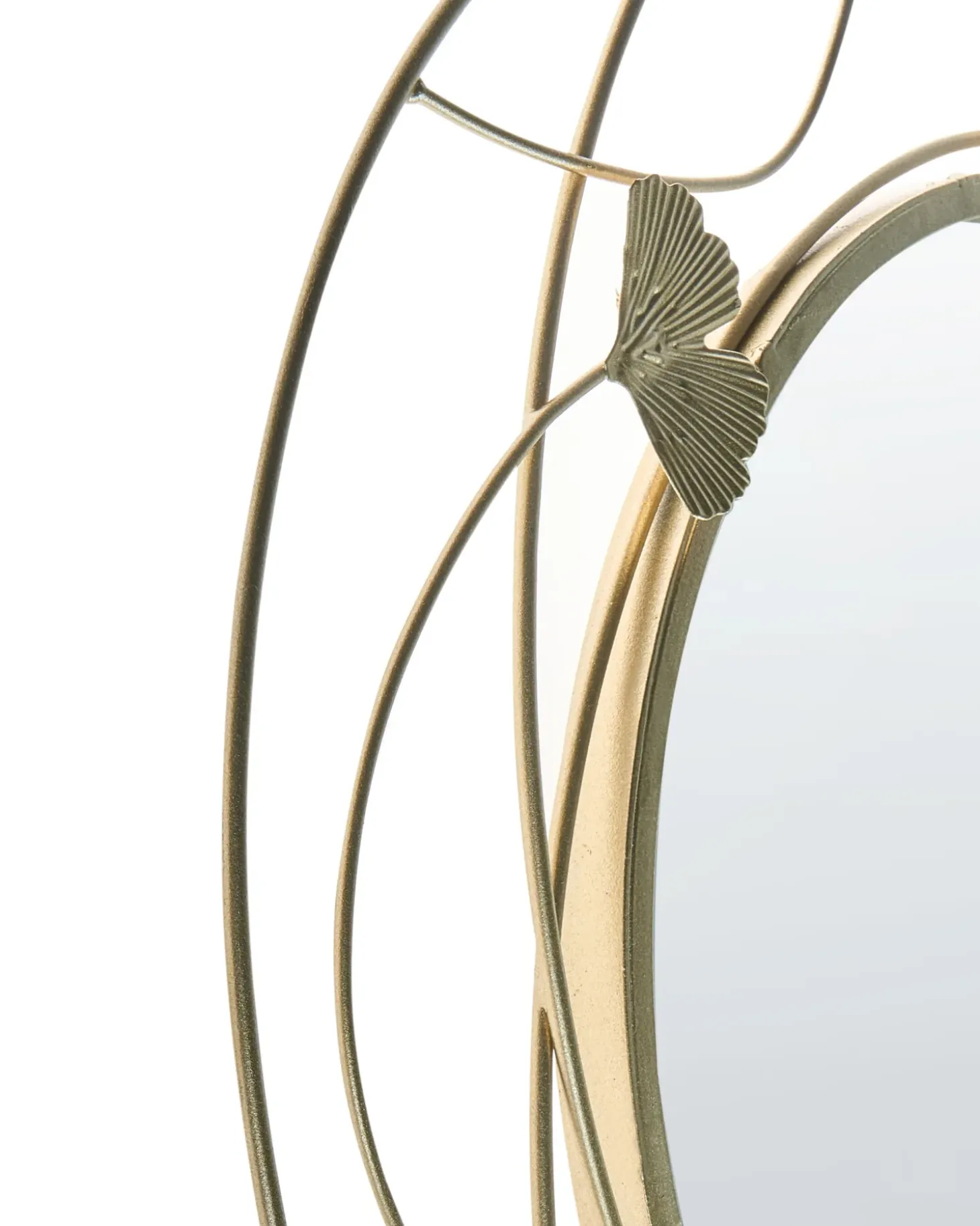 Vægspejl ANGLET 46 cm 49 cm Metal Guld