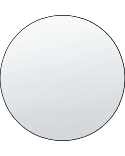 Vægspejl ANNEMASSE 80 cm 80 cm Metal Sort