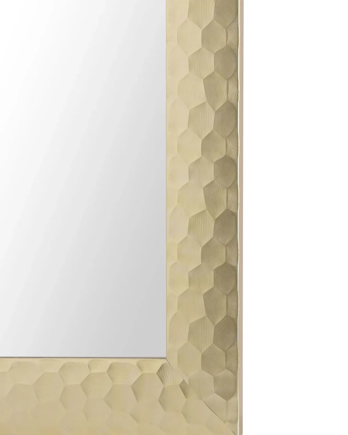 Vægspejl ANTIBES 50 cm 130 cm Guld