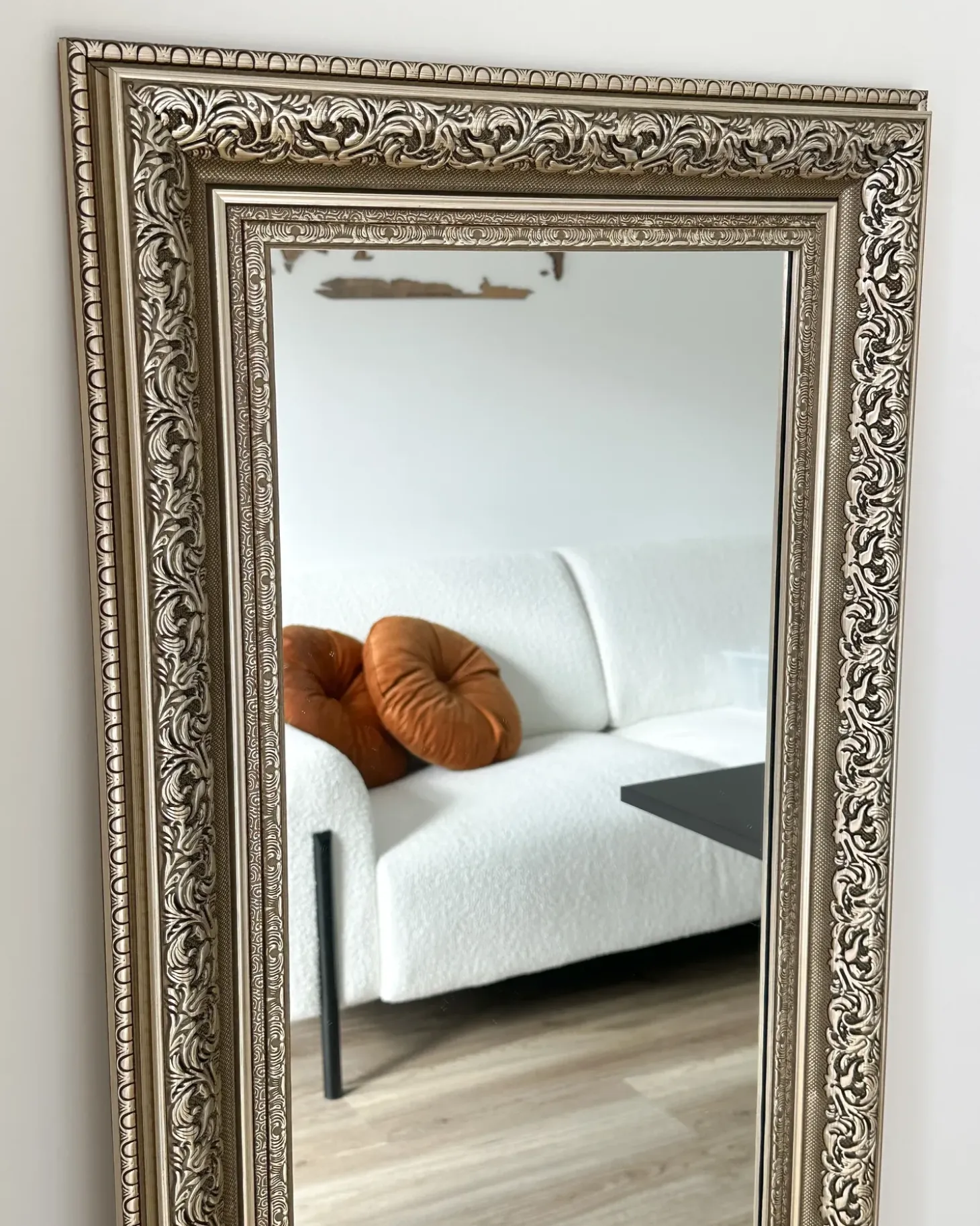 Vægspejl ASPEN 51 cm 141 cm Guld