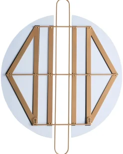 Vægspejl ATTIN 52 cm 65 cm Guld