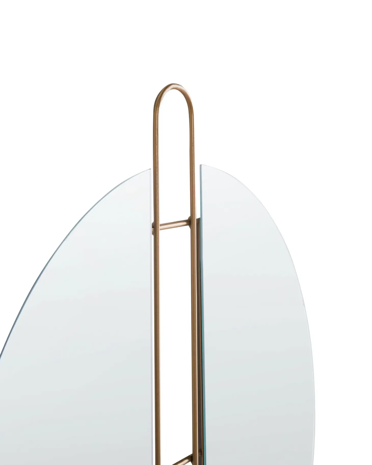 Vægspejl ATTIN 52 cm 65 cm Guld
